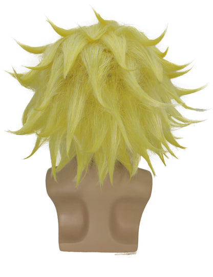 Men's Blonde Spiky Long Wig