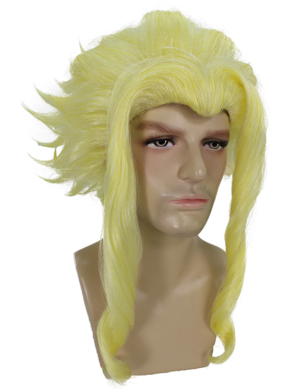 Men's Blonde Spiky Long Wig