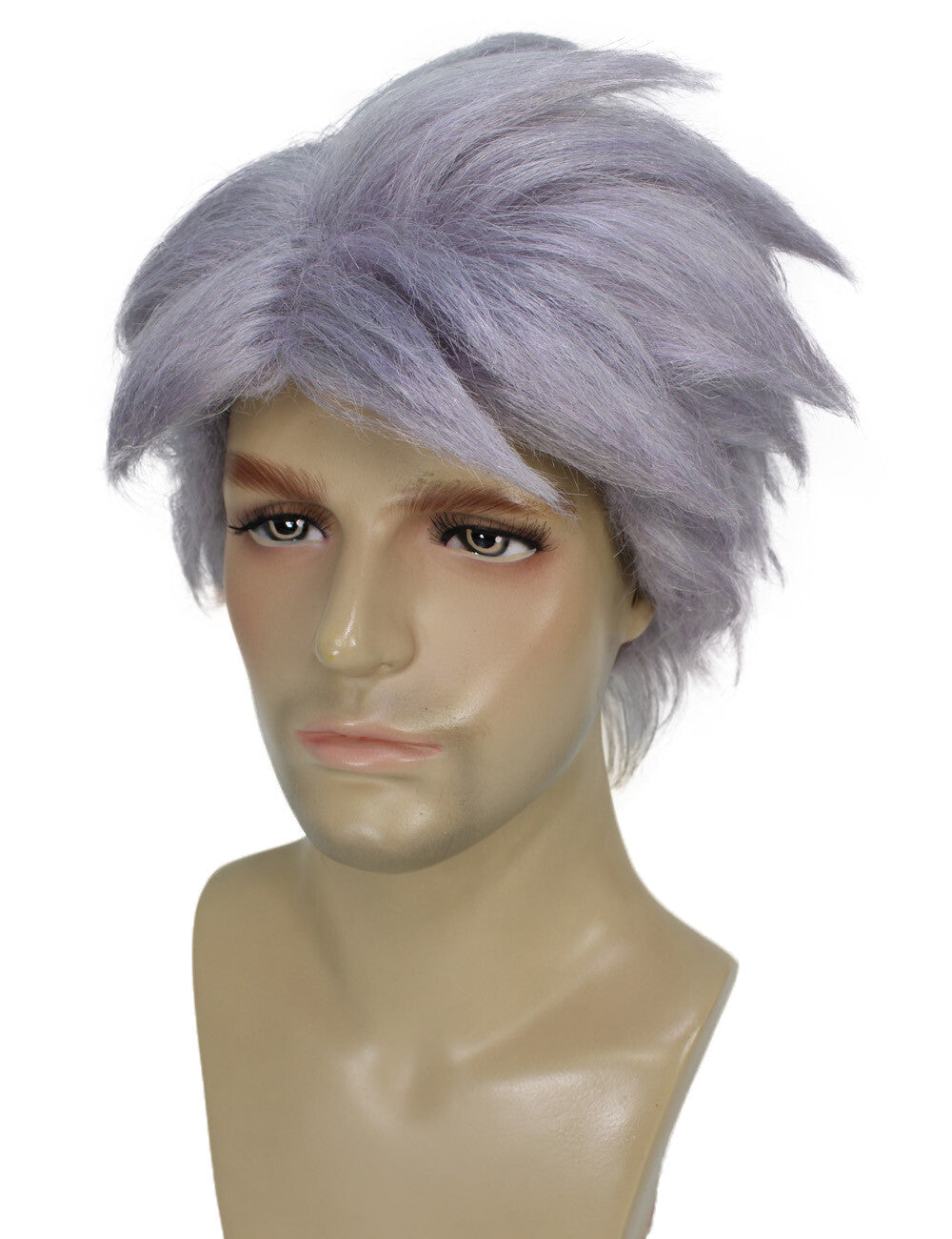 Men's Spiky Grey Wig