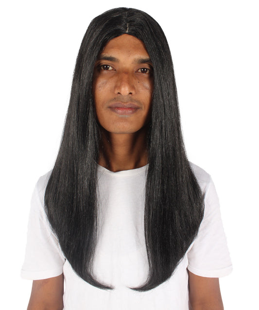 Dark Art Wizard Black Wig