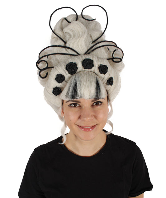 White Beehive Wig