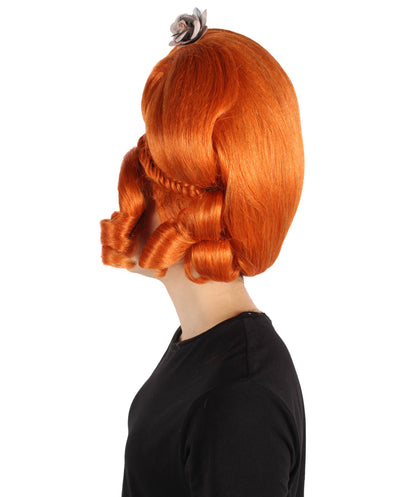 Drag Performer Orange Wig