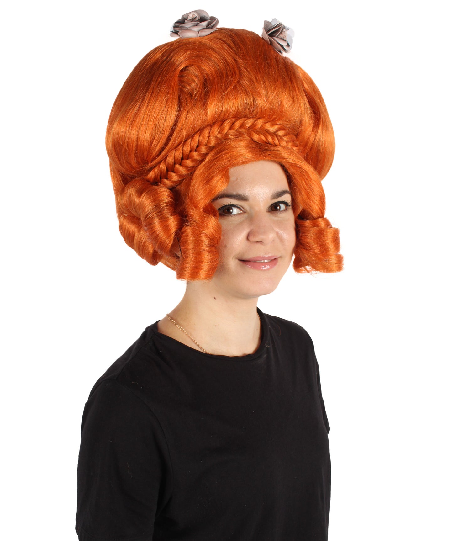 Drag Performer Orange Wig