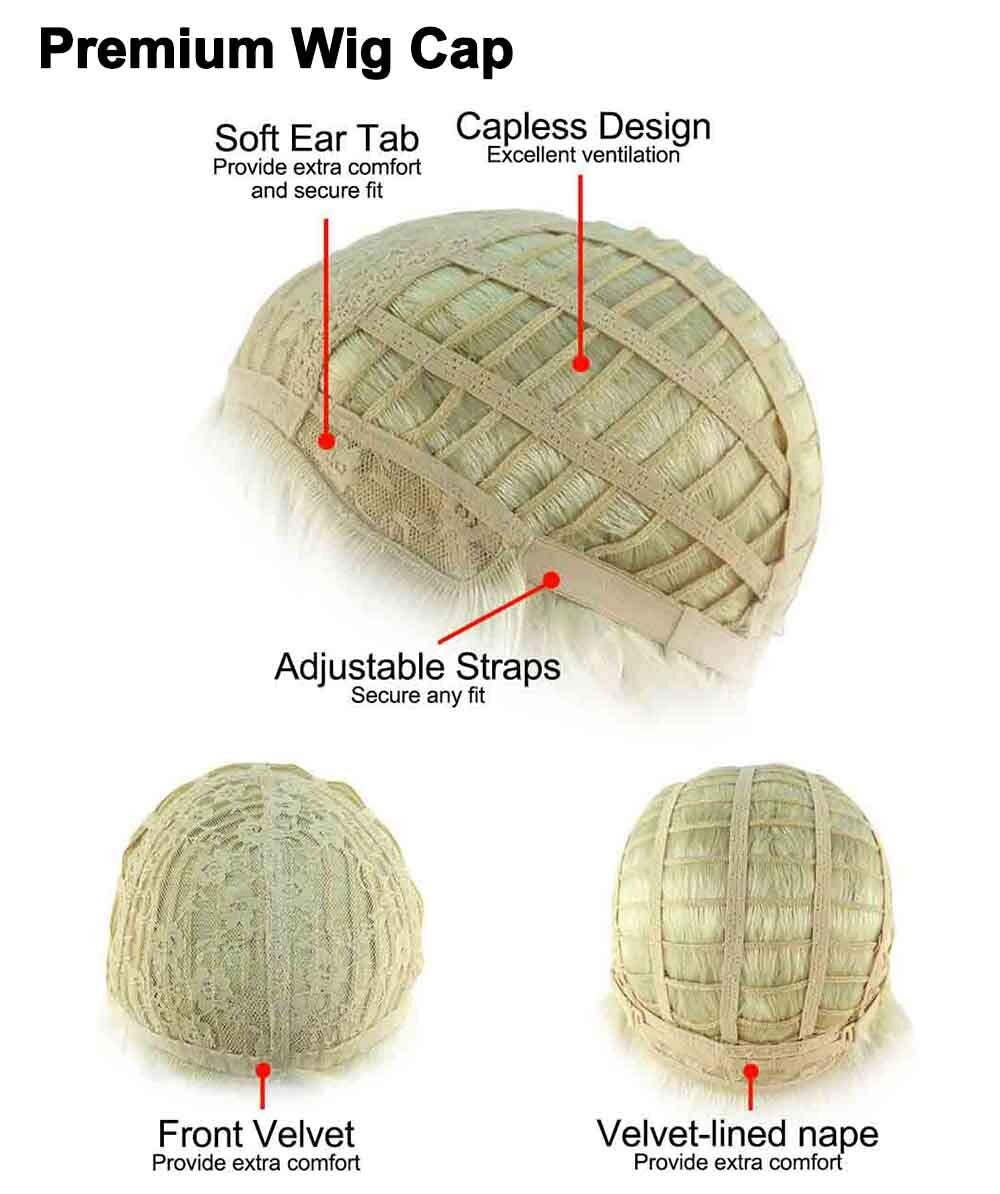  Long Fairytale Pastel Wig with Horn