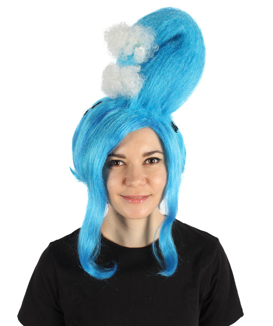 HPO Adult Women's Sea Inspired Multiple Updo Wig | Halloween and Cosplay Wig | Flame-retardant Synthetic Fiber