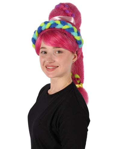 HPO Adult Women's Tv Musical Movie Character Troll Multiple Color Costume Bundle Cosplay Costume, Flame-retardant Synthetic Fabric