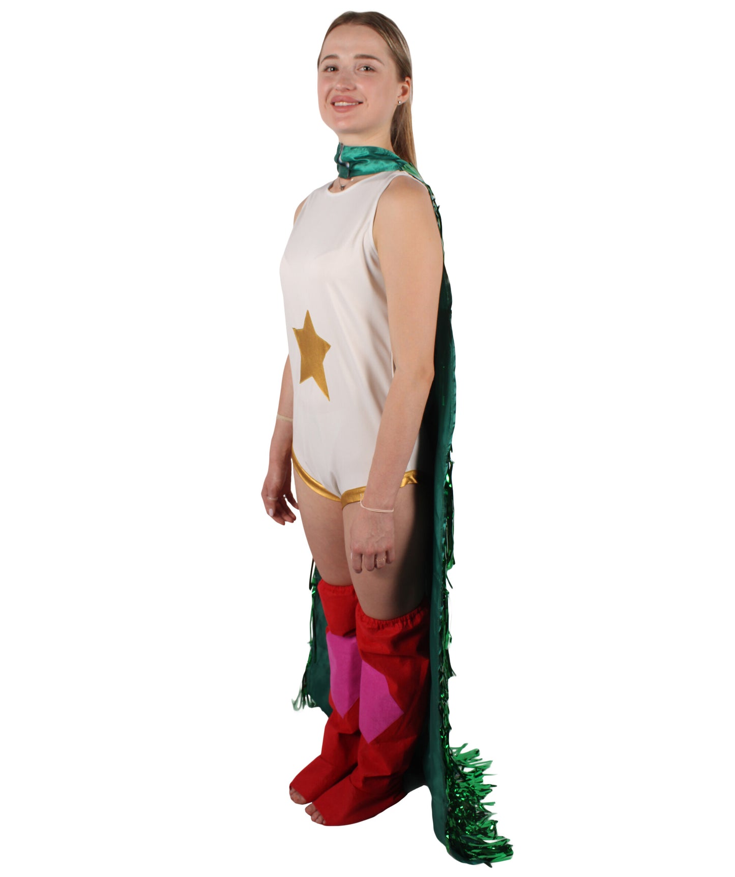 HPO Adult Women's Tv Musical Movie White Short Movie Character Multiple Color Costume Bundle | Cosplay Costume | Flame-retardant Synthetic Fiber