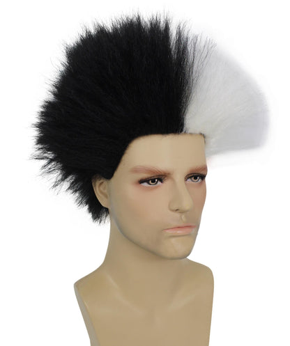 Men's Fuzzy Spiky Johnny Werewolf Wig | Multiple Color Options