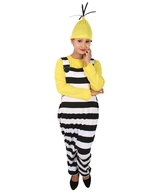 HPO Unisex Halloween & Costume | Yellow,Black & White Colors | Multiple Size Options