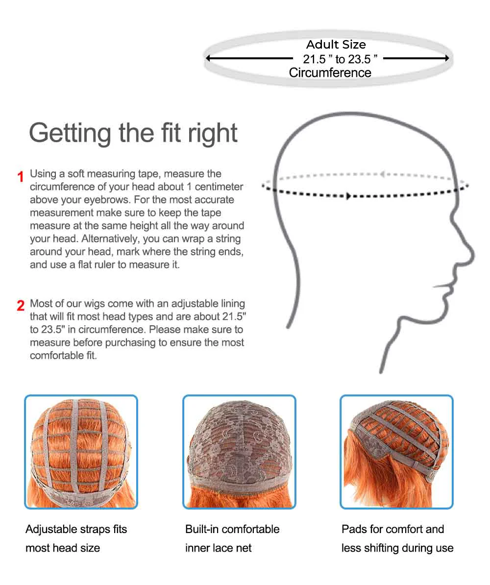 HPO Men's 80s 90s Rock Star Wig – Liam & Noel Gallagher Short Wavy Cosplay Wigs