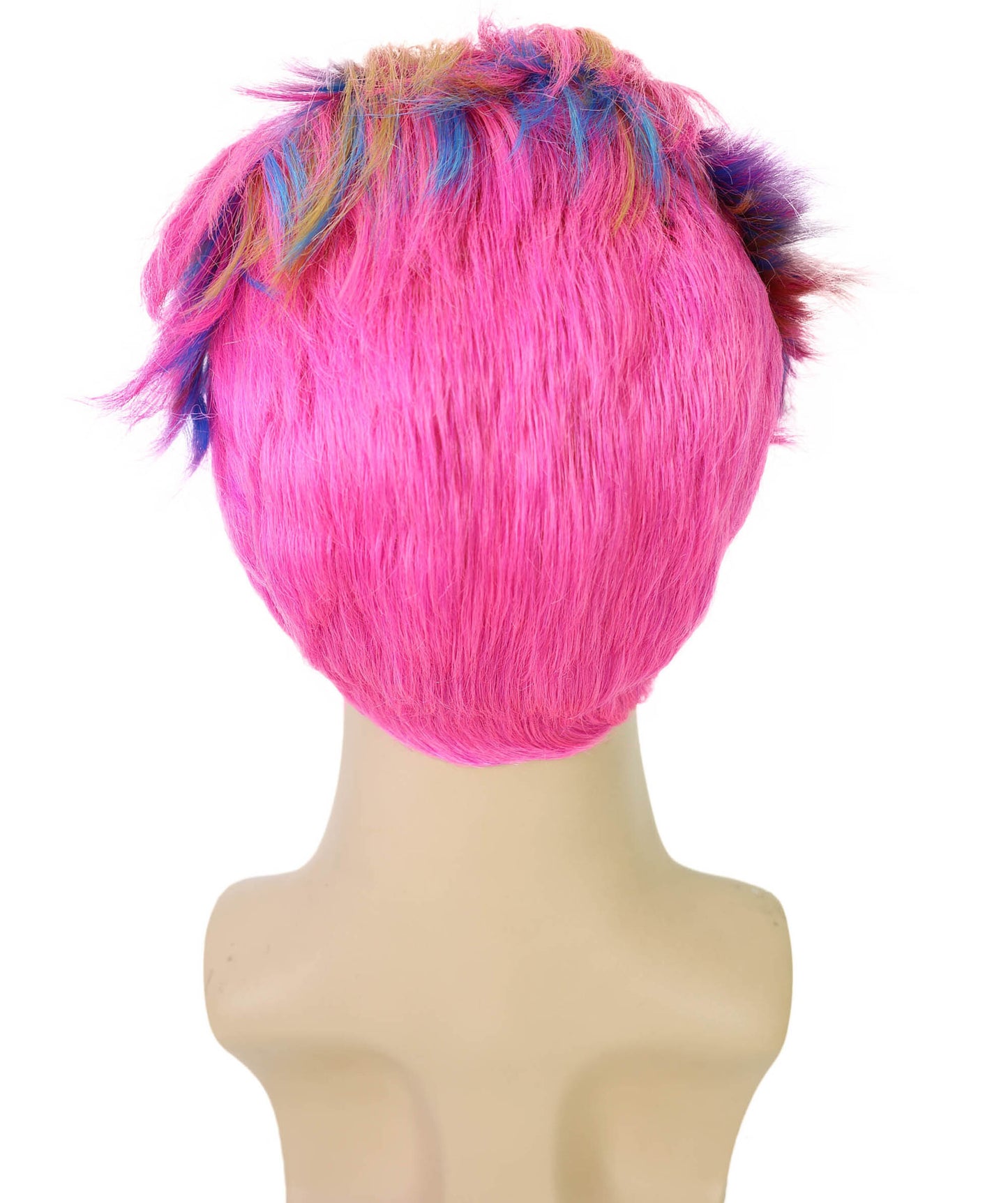 HPO Men's Doll Animated Movie Merman Pastel Wig, Cosplay Wig, Flame-retardant Synthetic Fiber