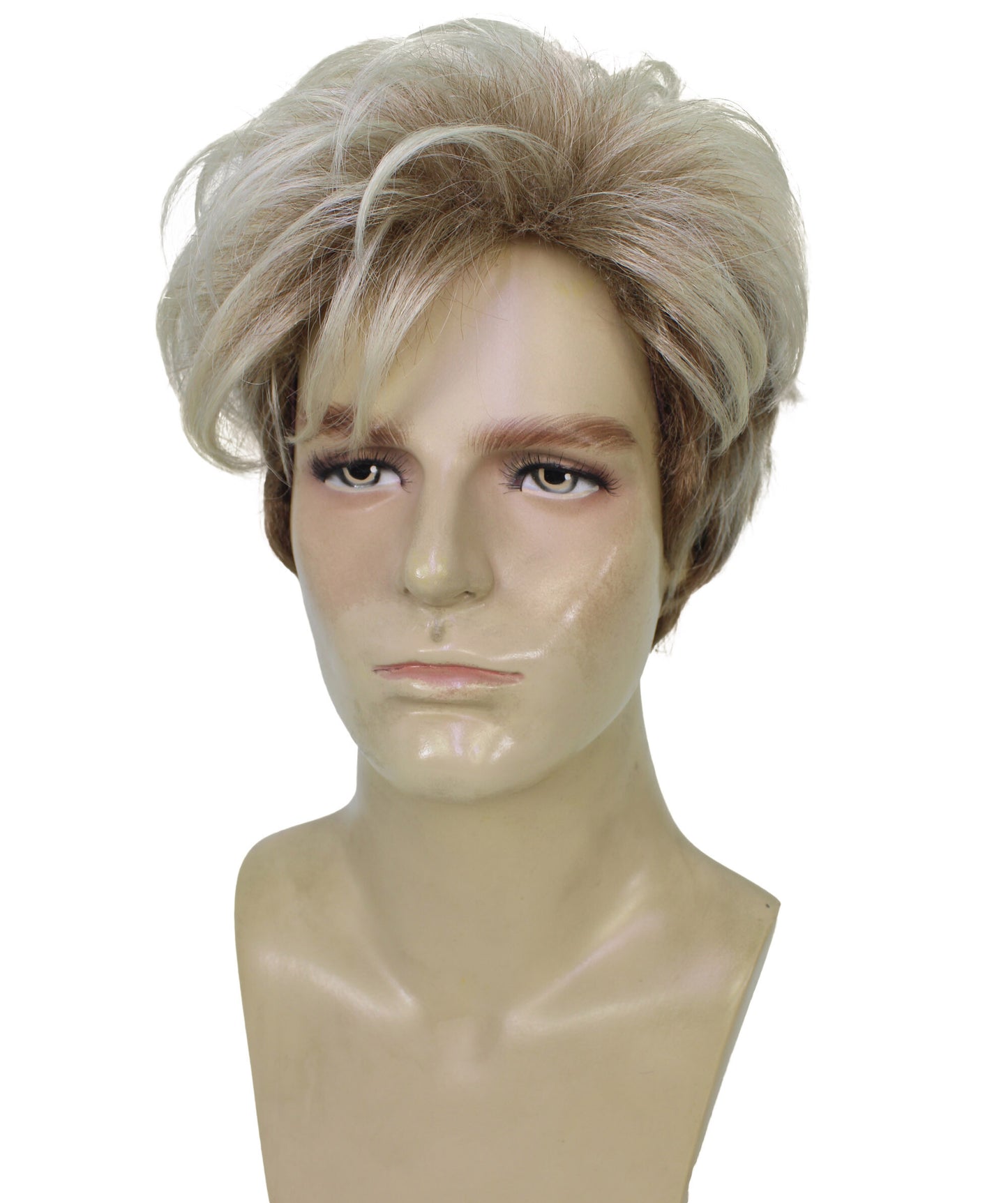 HPO Adventurer Movie Character Short Blonde Wig | Flame-retardant Synthetic Fiber