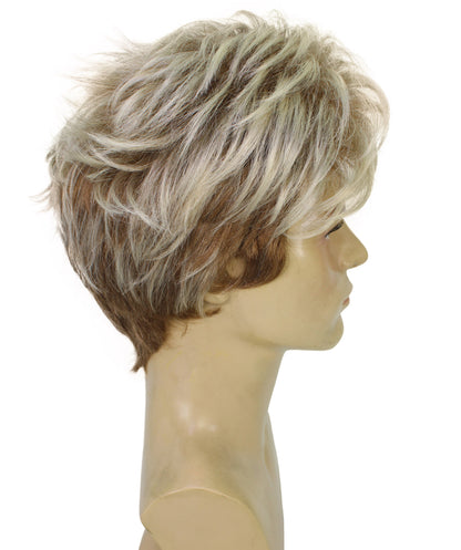 HPO Adventurer Movie Character Short Blonde Wig | Flame-retardant Synthetic Fiber