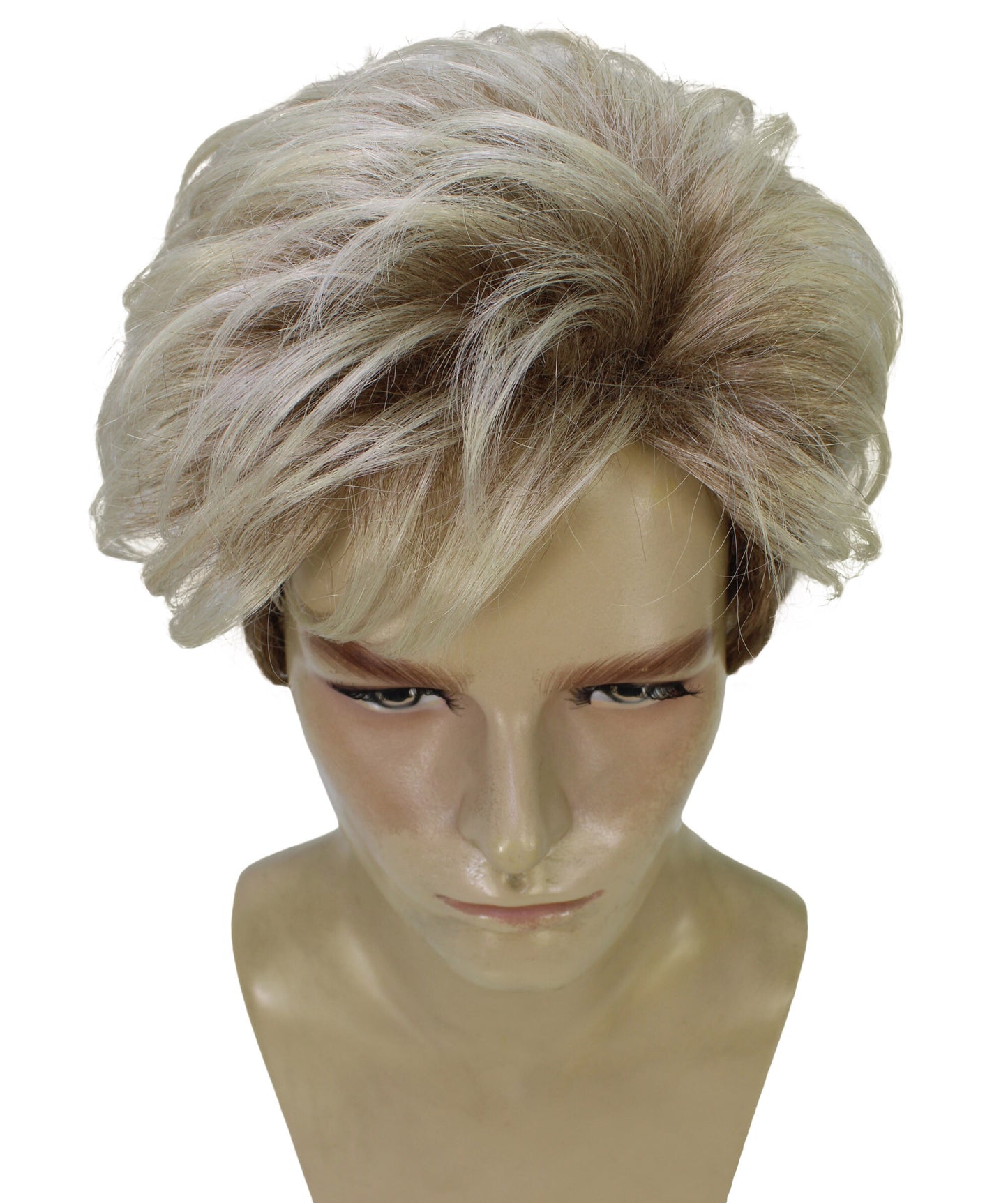 HPO Adventurer Movie Character Short Blonde Wig | Flame-retardant Synthetic Fiber