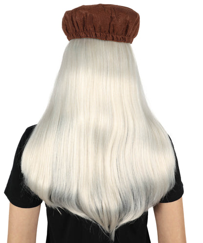 HPO Women Anne-Marie Blonde Wig and Hat for Women - Straight Hairstyle Costume Accessory Perfect for Cosplay Halloween and Parties - Stylish & Trendy Look.