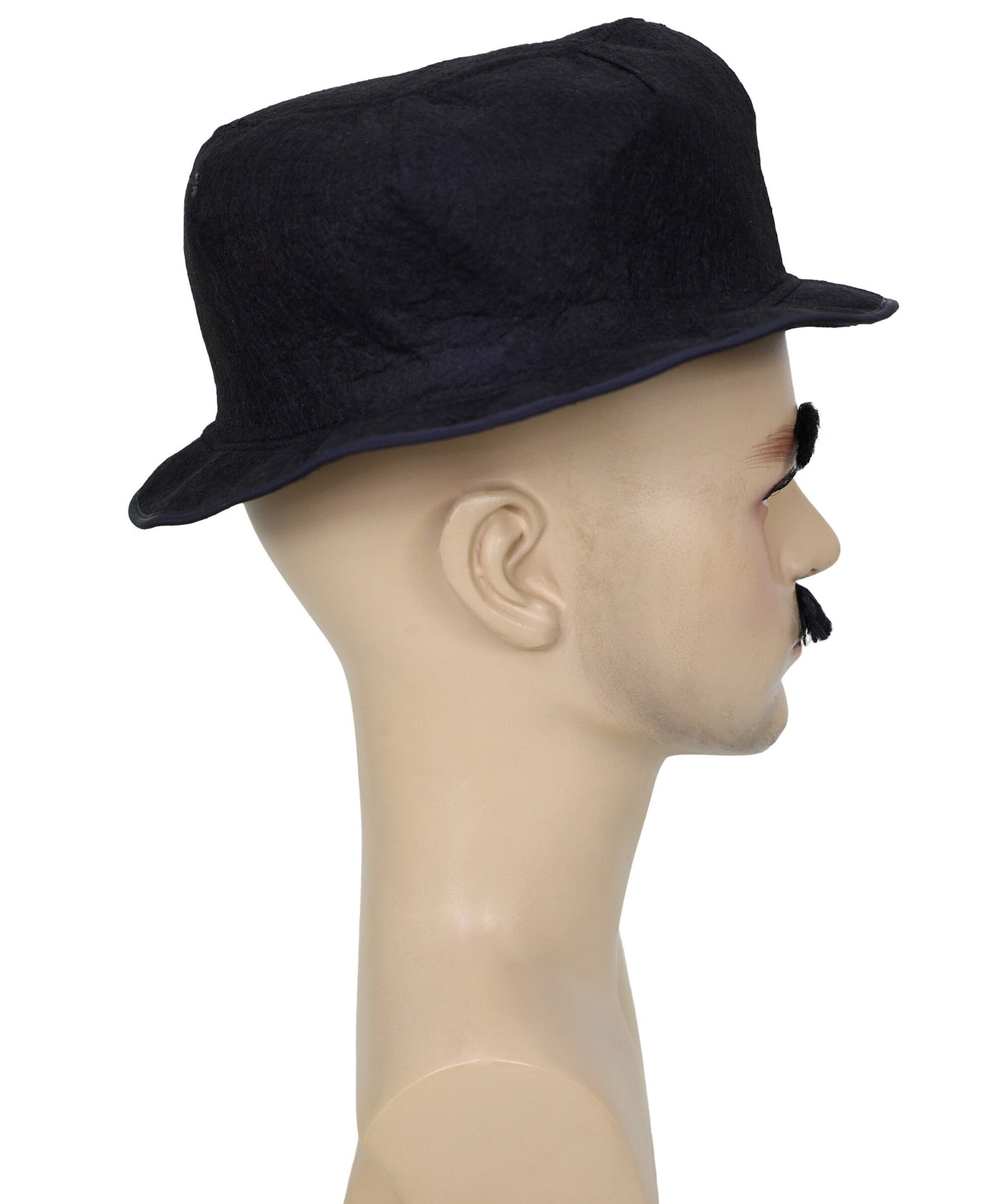 HPO Adult Black Elvis Mustache, Eyebrow, and Cap Set for Men - Retro  Look Perfect for Parties Cosplay and Halloween Retro Style.