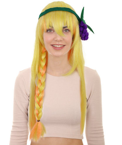 HPO Fantasy character wig with a unique spiky style I Perfect for bringing an adventurous and vibrant look I Ideal for fans of epic adventures and dynamic fantasy themes | Flame-retardant Synthetic Fiber