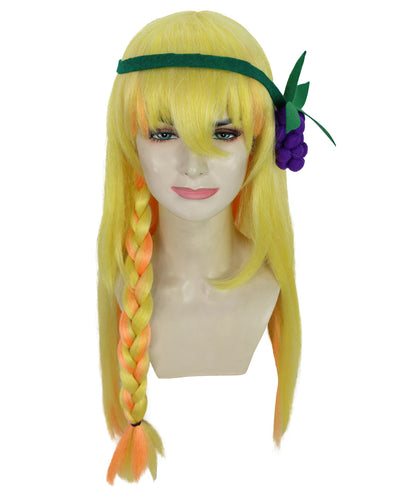 HPO Fantasy character wig with a unique spiky style I Perfect for bringing an adventurous and vibrant look I Ideal for fans of epic adventures and dynamic fantasy themes | Flame-retardant Synthetic Fiber