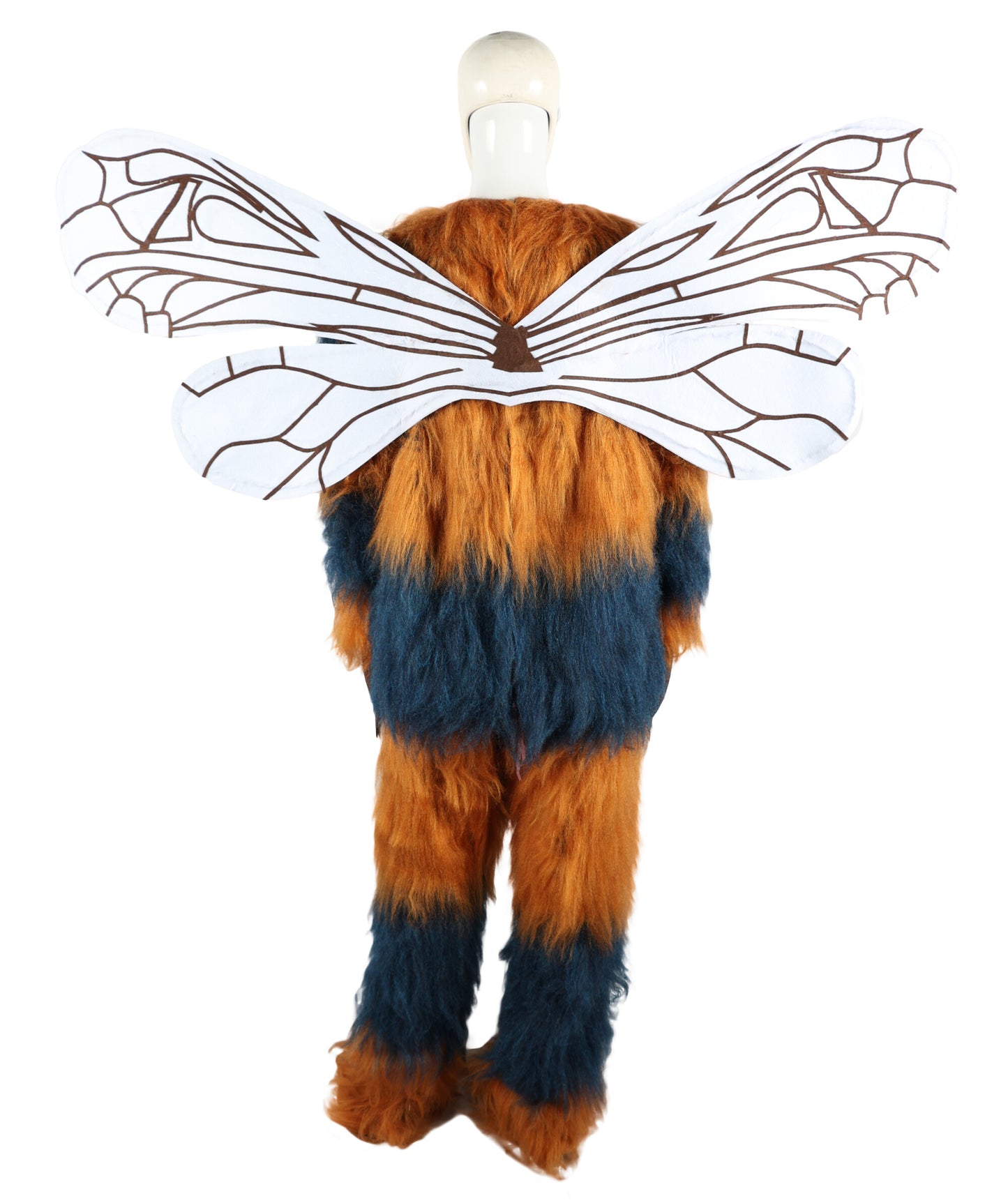 HPO Adult Unisex Furry Mascot Bee Costume, Mask and Bundle | suitable for Halloween| Flame-retardant Synthetic Fabric