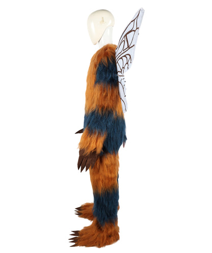 HPO Adult Unisex Furry Mascot Bee Costume, Mask and Bundle | suitable for Halloween| Flame-retardant Synthetic Fabric