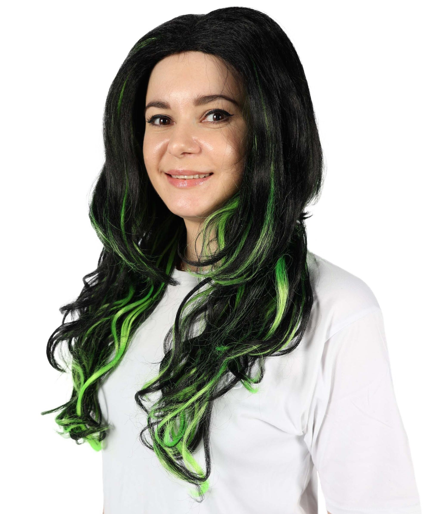 HPO Women's Gothic Wavy Multiple Wig | Halloween and Cosplay Wig | Flame-retardant Synthetic Fiber