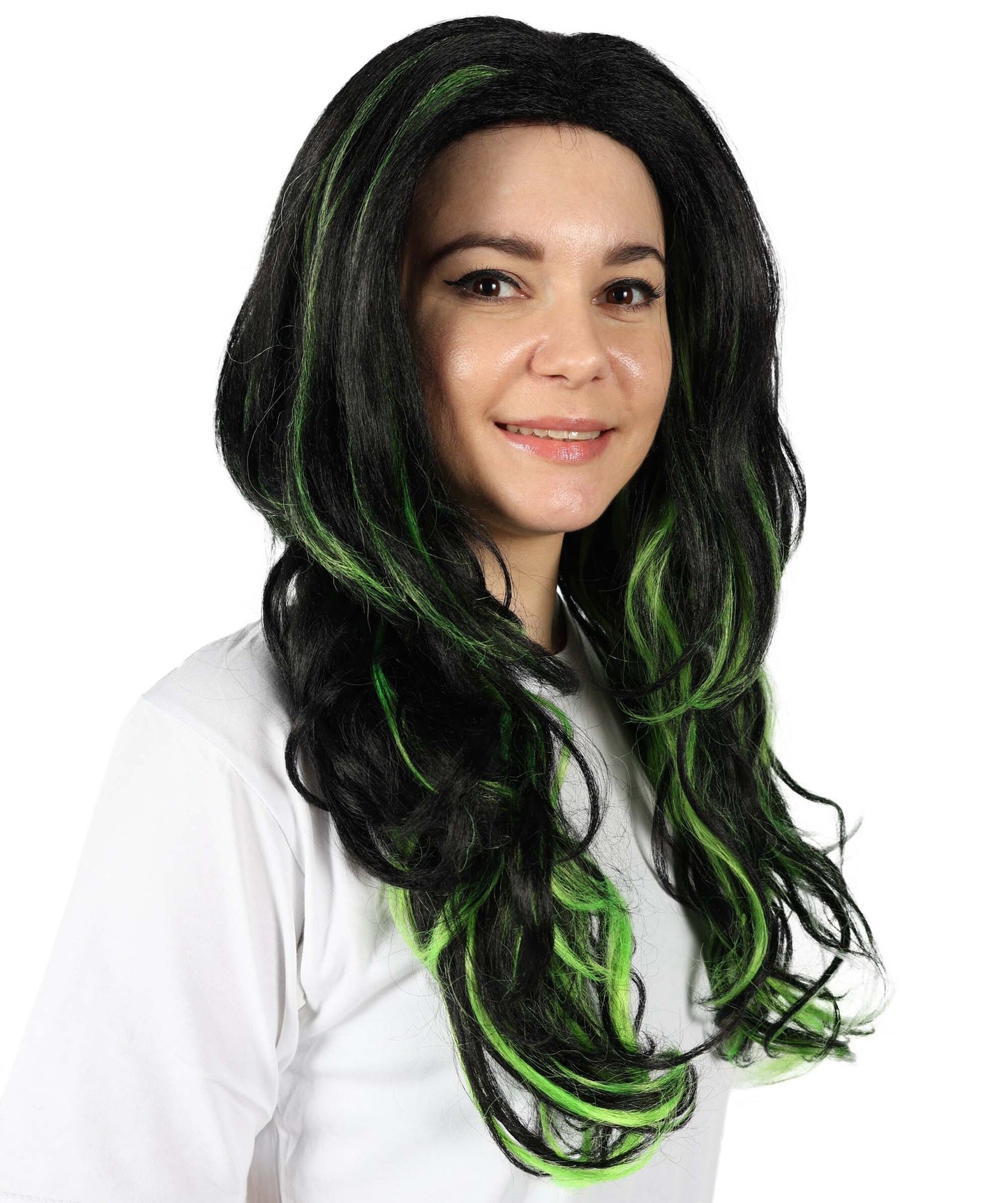 HPO Women's Gothic Wavy Multiple Wig | Halloween and Cosplay Wig | Flame-retardant Synthetic Fiber