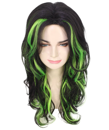 HPO Women's Gothic Wavy Multiple Wig | Halloween and Cosplay Wig | Flame-retardant Synthetic Fiber