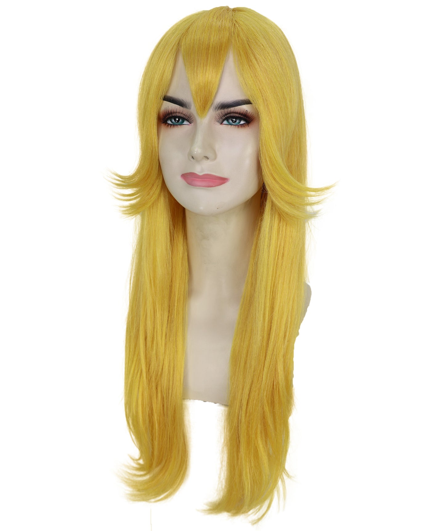 HPO Princess Peach Cosplay Female Wig | ALLAURA Anime-Inspired Blonde Wig | Durable for Cosplay Events| Halloween and Conventions