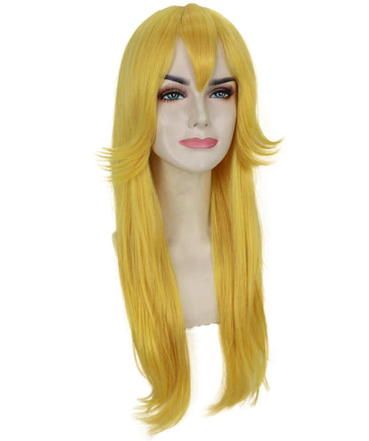 HPO Princess Peach Cosplay Female Wig | ALLAURA Anime-Inspired Blonde Wig | Durable for Cosplay Events| Halloween and Conventions