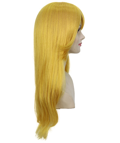 HPO Princess Peach Cosplay Female Wig | ALLAURA Anime-Inspired Blonde Wig | Durable for Cosplay Events| Halloween and Conventions