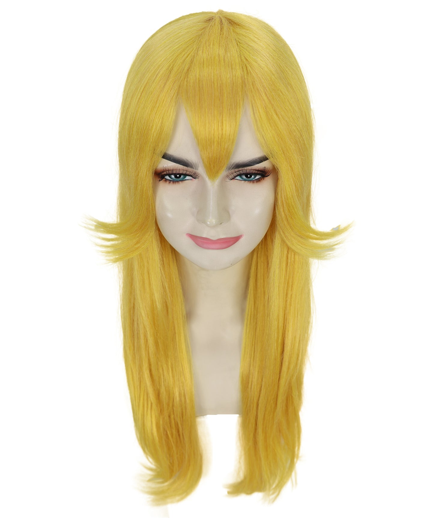 HPO Princess Peach Cosplay Female Wig | ALLAURA Anime-Inspired Blonde Wig | Durable for Cosplay Events| Halloween and Conventions