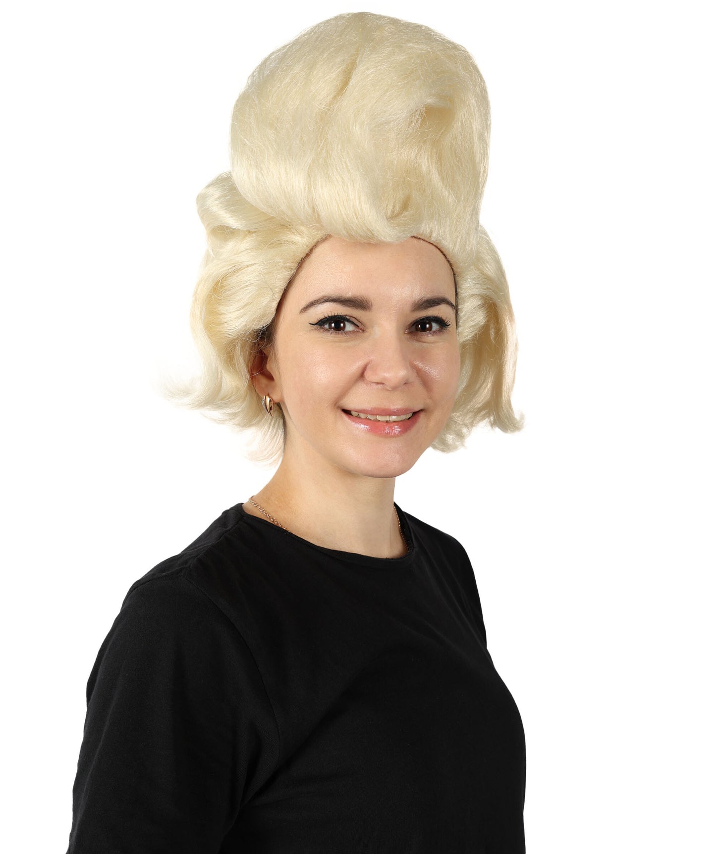 HPO Unisex Eva Le Queen Wavy Blonde Wigs for Men and Women - Long Hairstyle Costume Wig, Adjustable Cap for Comfort Perfect for Cosplay, Drag Shows and Parties - Royal and Bold Look