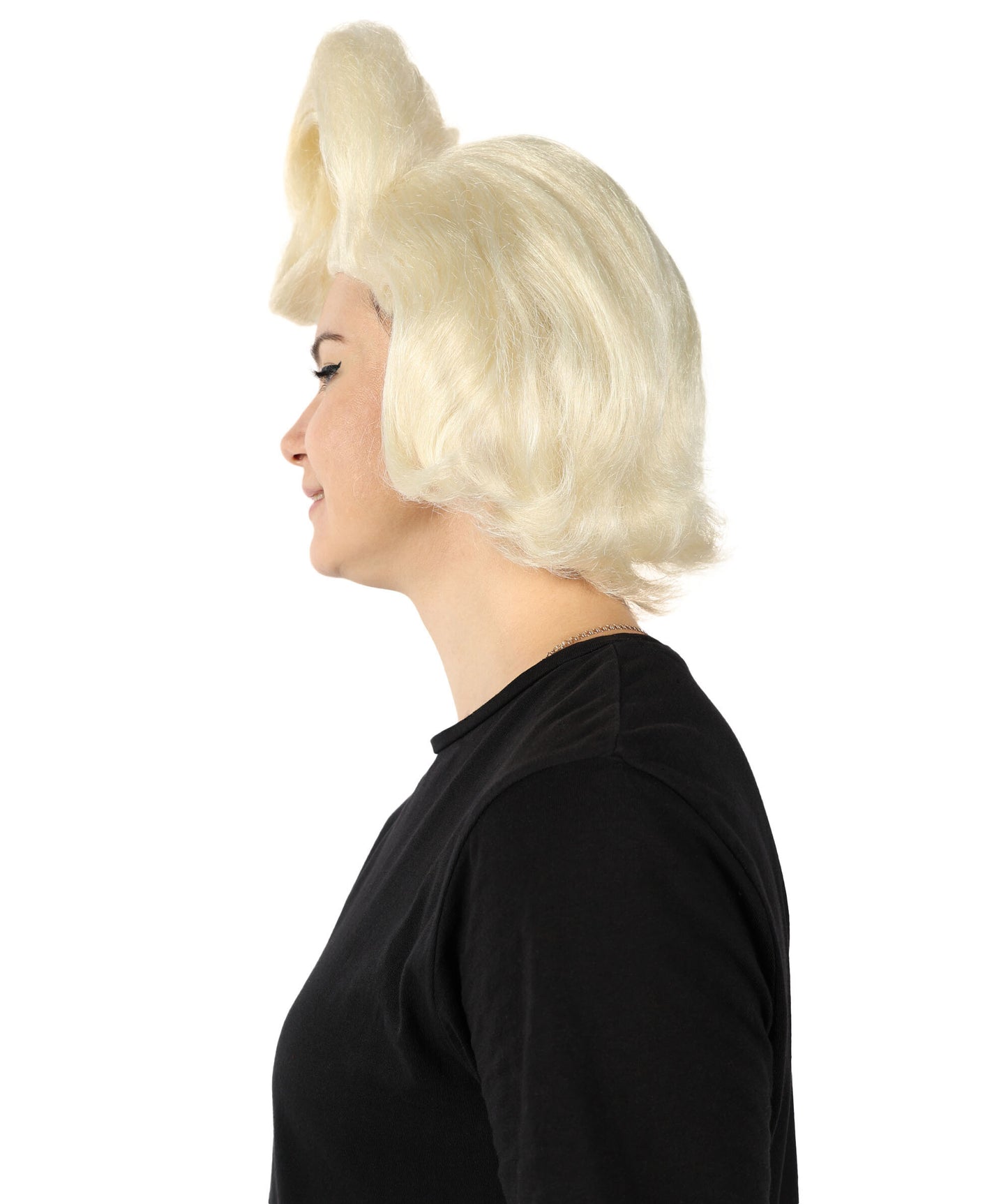 HPO Unisex Eva Le Queen Wavy Blonde Wigs for Men and Women - Long Hairstyle Costume Wig, Adjustable Cap for Comfort Perfect for Cosplay, Drag Shows and Parties - Royal and Bold Look