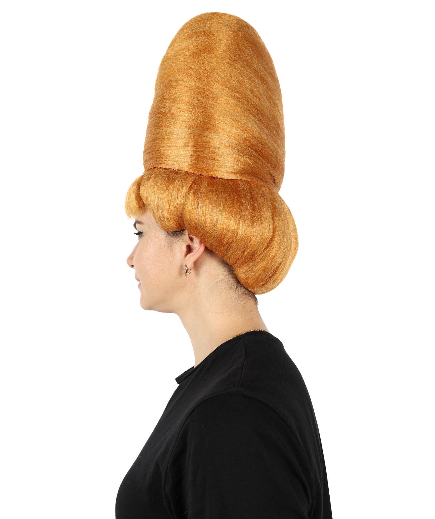 HPO Unisex Drag Race Light Brown Wigs for Men and Women - Glamorous Long Costume Accessory, Premium Breathable Capless Cap with Flame Retardant Synthetic Fiber Hair