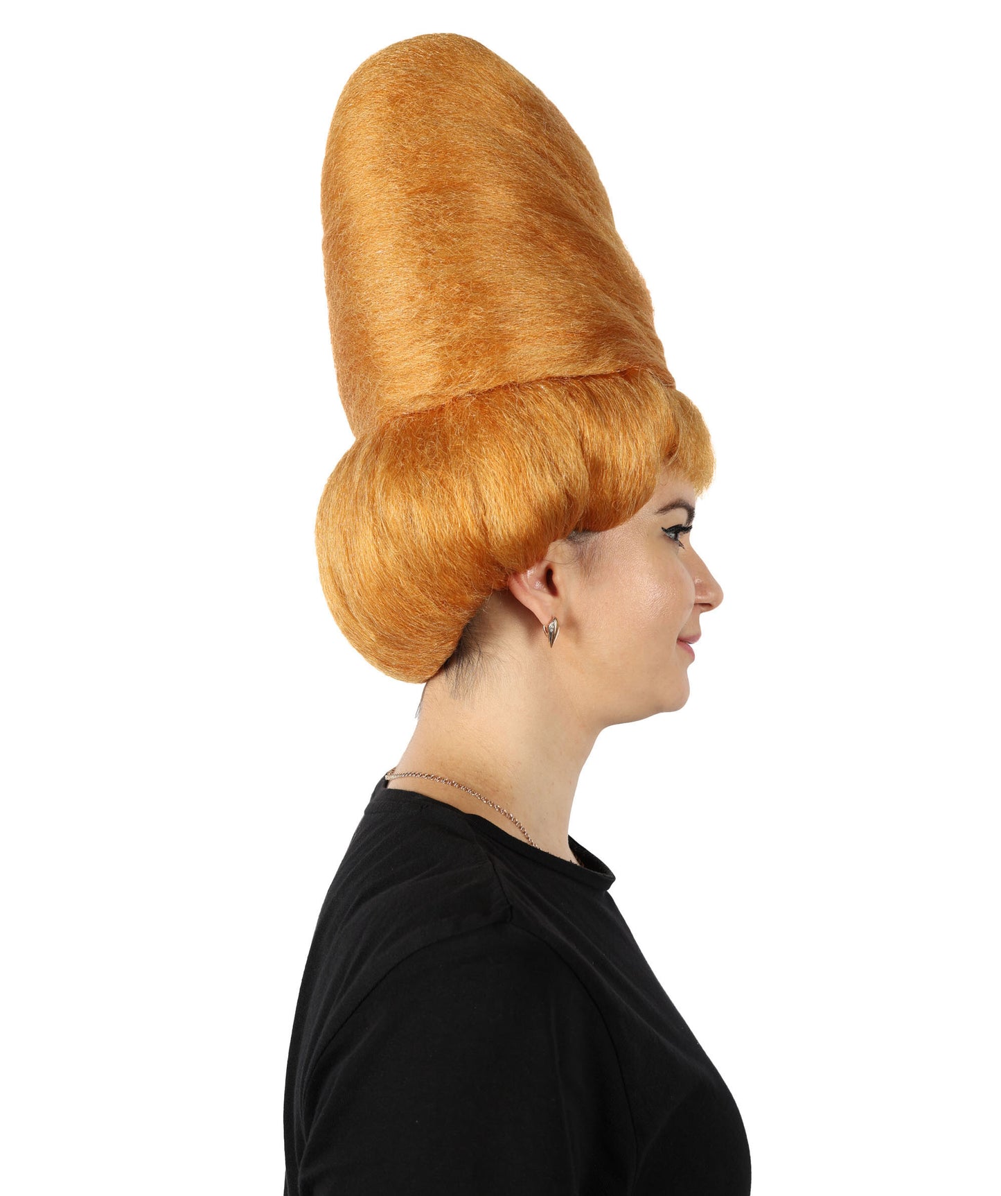 HPO Unisex Drag Race Light Brown Wigs for Men and Women - Glamorous Long Costume Accessory, Premium Breathable Capless Cap with Flame Retardant Synthetic Fiber Hair