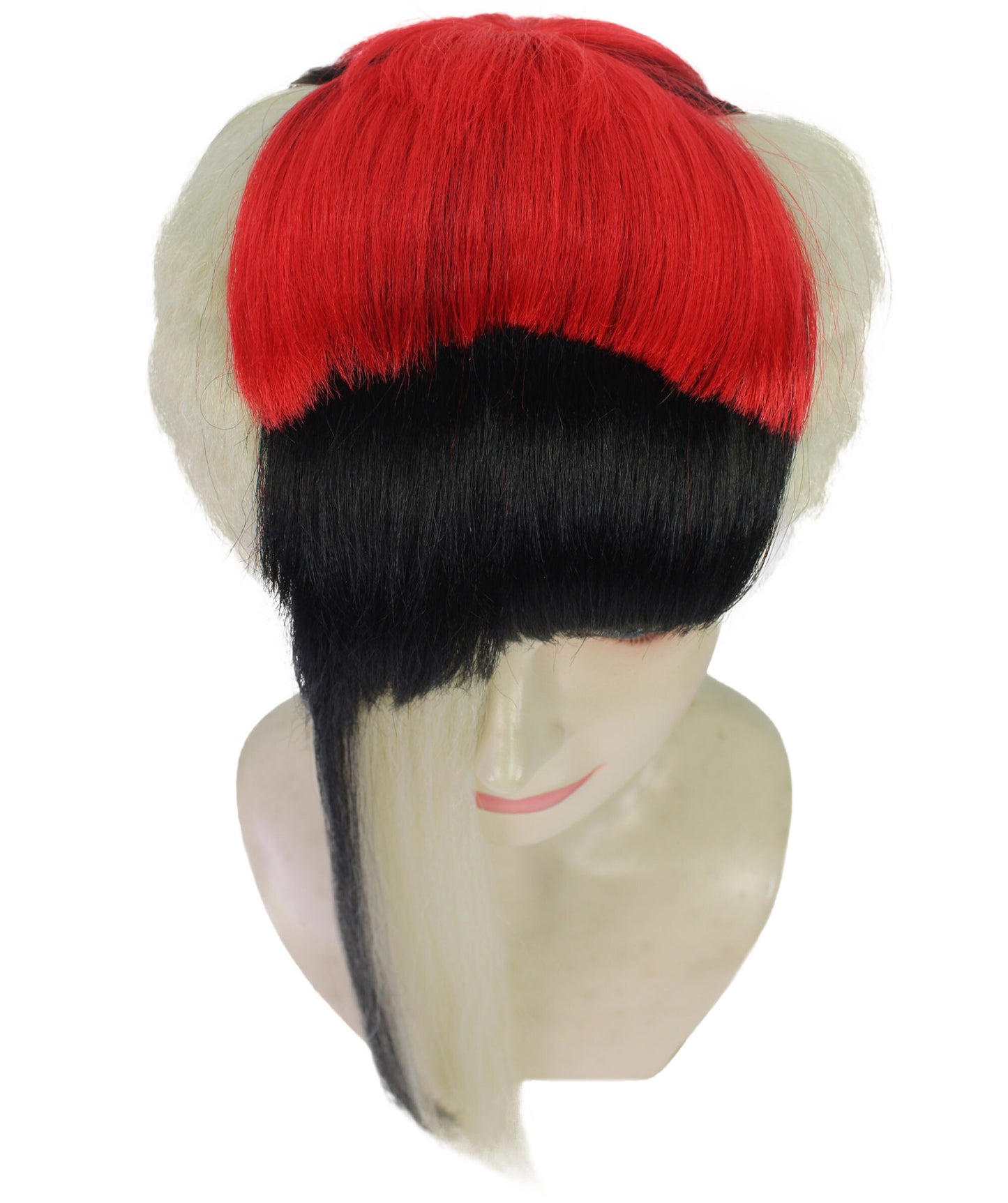 HPO Edgy Asymmetrica Straight Long Bangs Two-Tone Multiple Wig | Cosplay Wig | Flame-retardant Synthetic Fiber