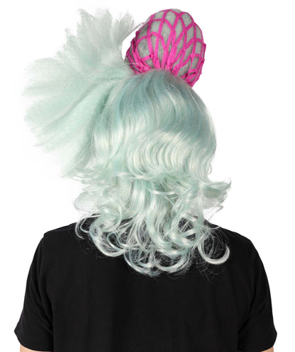 HPO Women The Haus Drag Bold wavy multiple Wig, Premium Breathable Capless Cap with Flame Retardant Synthetic Fiber Hair
