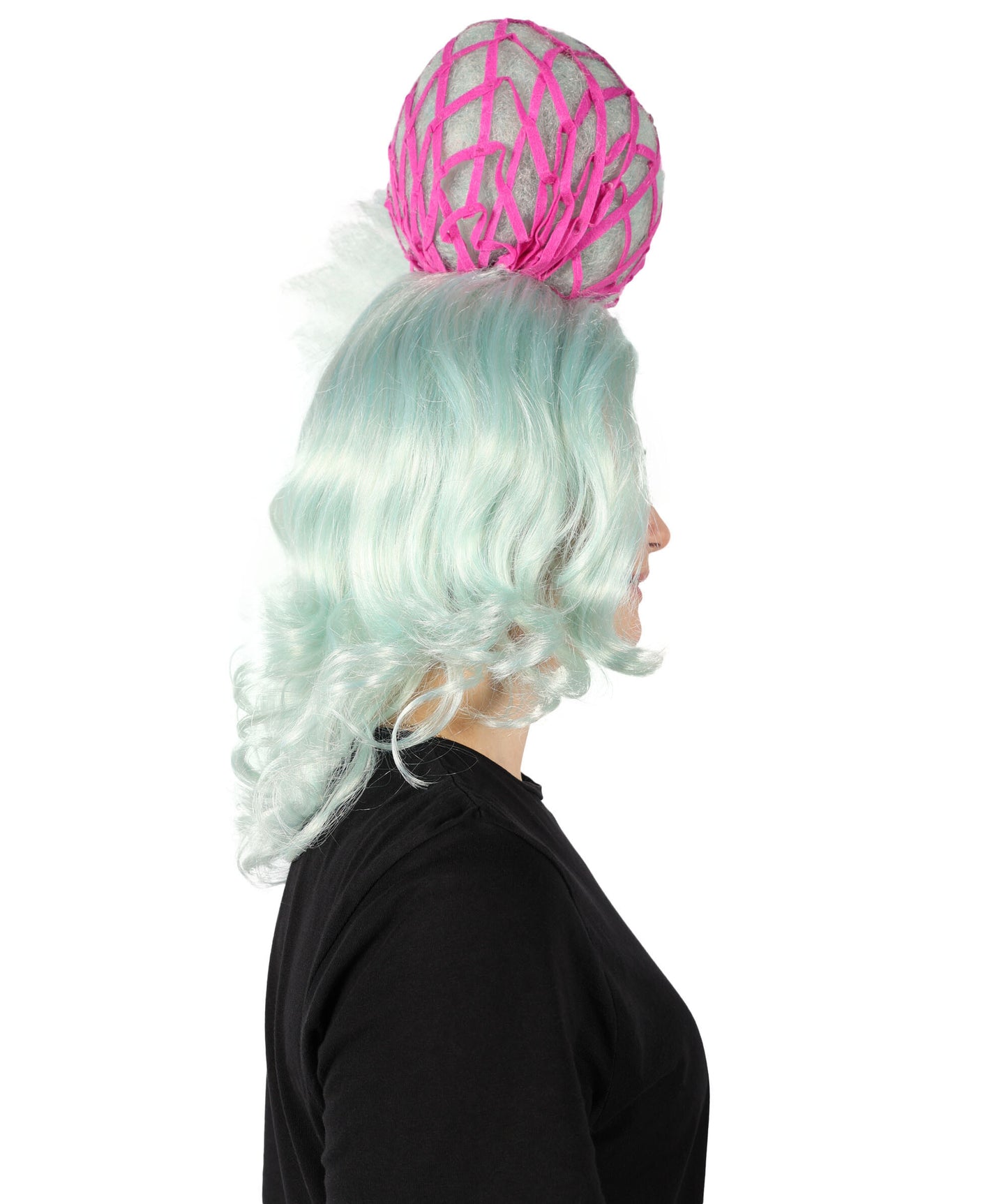 HPO Women The Haus Drag Bold wavy multiple Wig, Premium Breathable Capless Cap with Flame Retardant Synthetic Fiber Hair