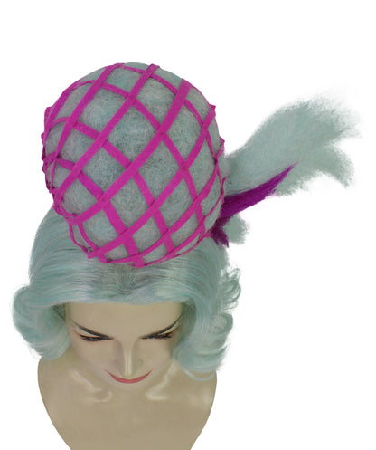 HPO Women The Haus Drag Bold wavy multiple Wig, Premium Breathable Capless Cap with Flame Retardant Synthetic Fiber Hair