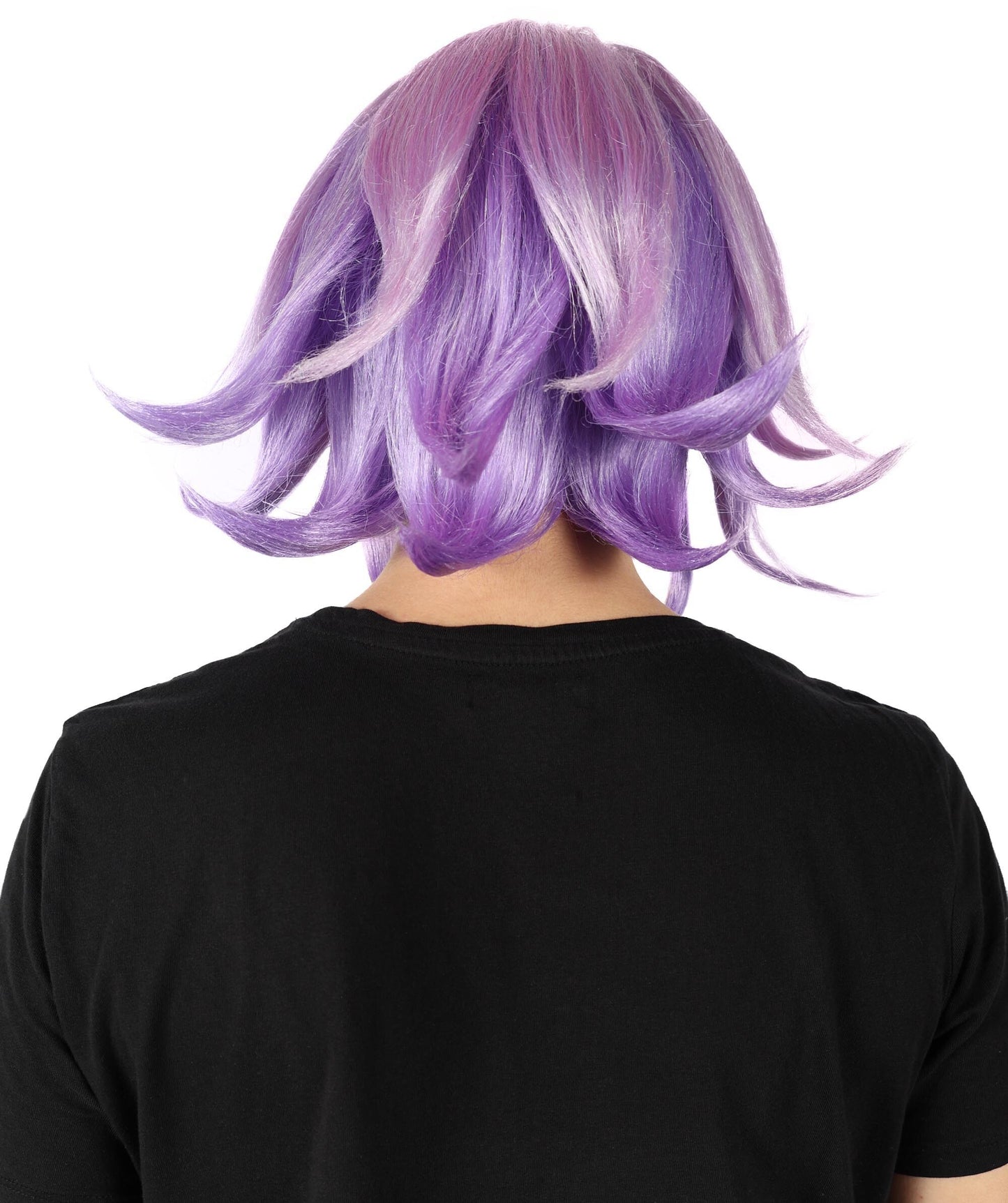 HPO Women Magical Adventurer Wavy Multiple Wig - Inspired by Fantasy Anime Characters, Breathable Capless Cap