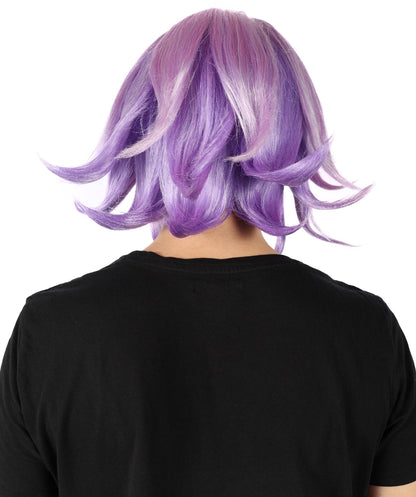 HPO Women Magical Adventurer Wavy Multiple Wig - Inspired by Fantasy Anime Characters, Breathable Capless Cap