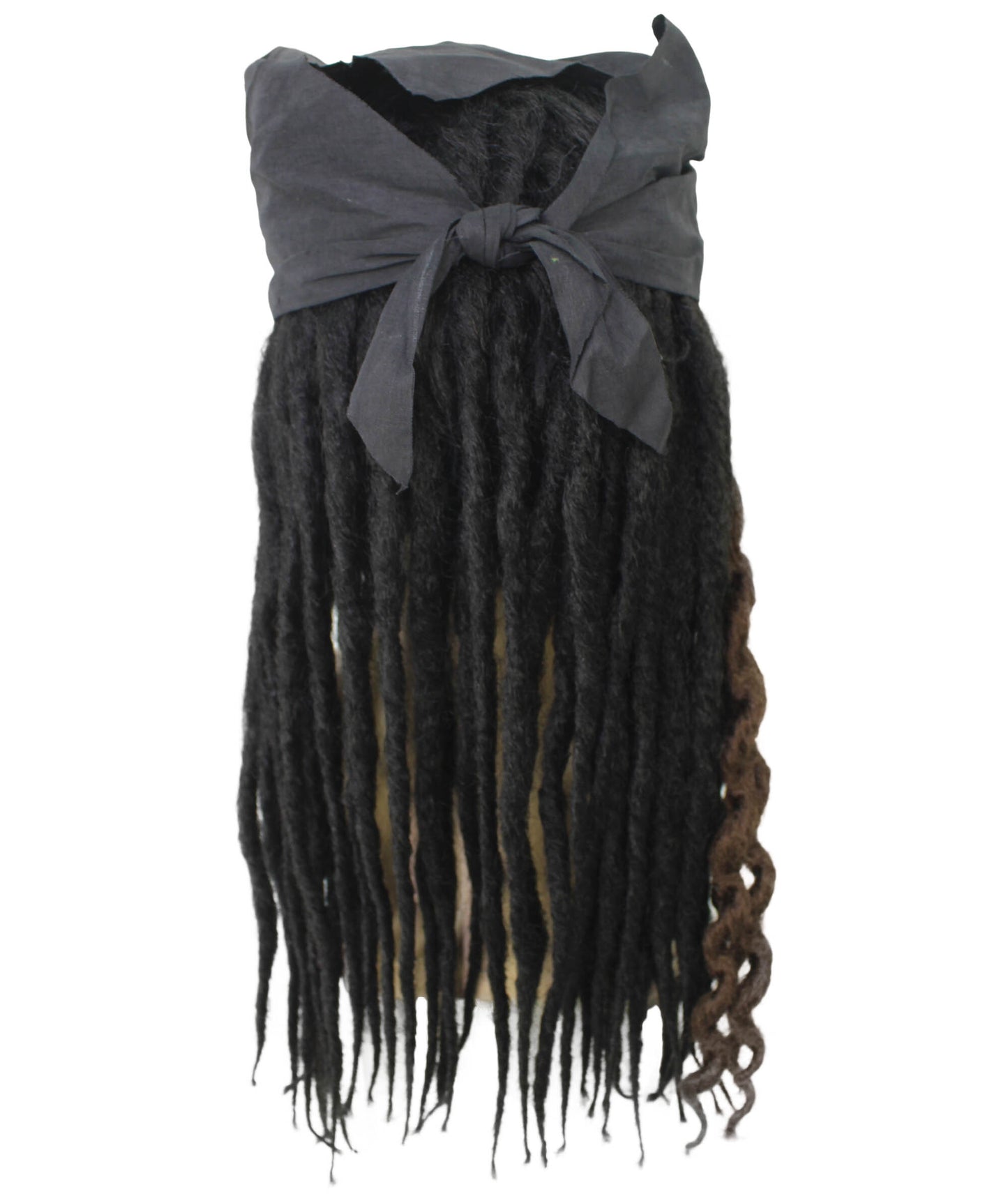HPO Men's Pirate Dreadlocks Multicolor Options Wig | Halloween and Cosplay Wig | Flame-retardant Synthetic Fiber