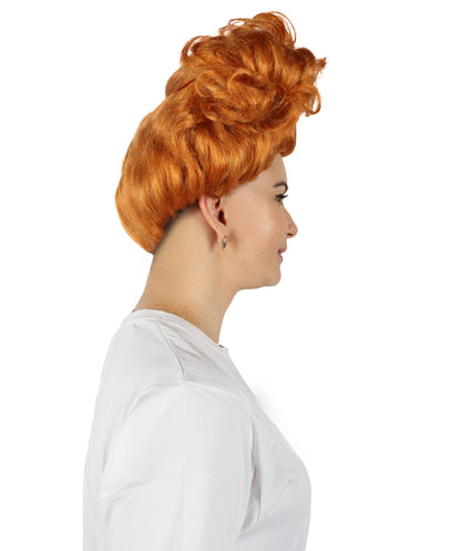 HPO Adult Women's Wicked Witch Inspired Wavy Wig | Halloween and Cosplay Wig | Flame-retardant Synthetic Fiber