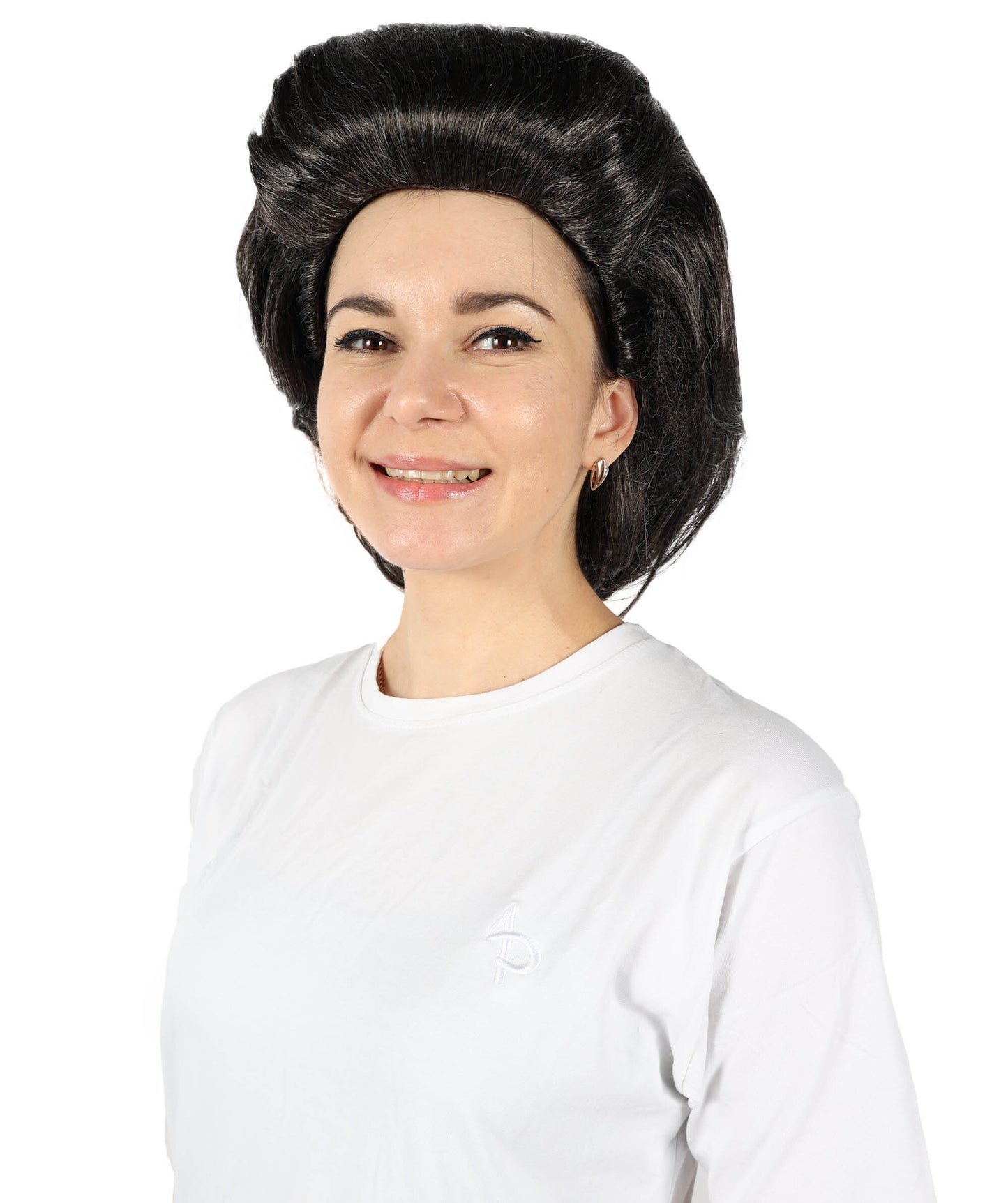 HPO Adult Women's Movie Inspired Long Multicolor Curly Wig | Halloween and Cosplay Wig | Flame-retardant Synthetic Fiber