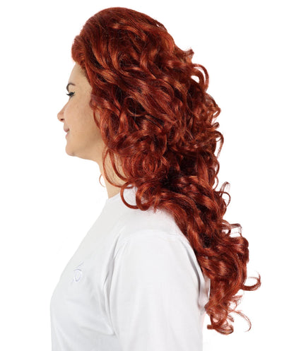 HPO Adult Women Leexa Fox Wavy Multiple Wig – Stylish and Comfortable Synthetic Wig for Cosplay & More, Premium Breathable Capless Cap with Flame Retardant Synthetic Fiber Hair