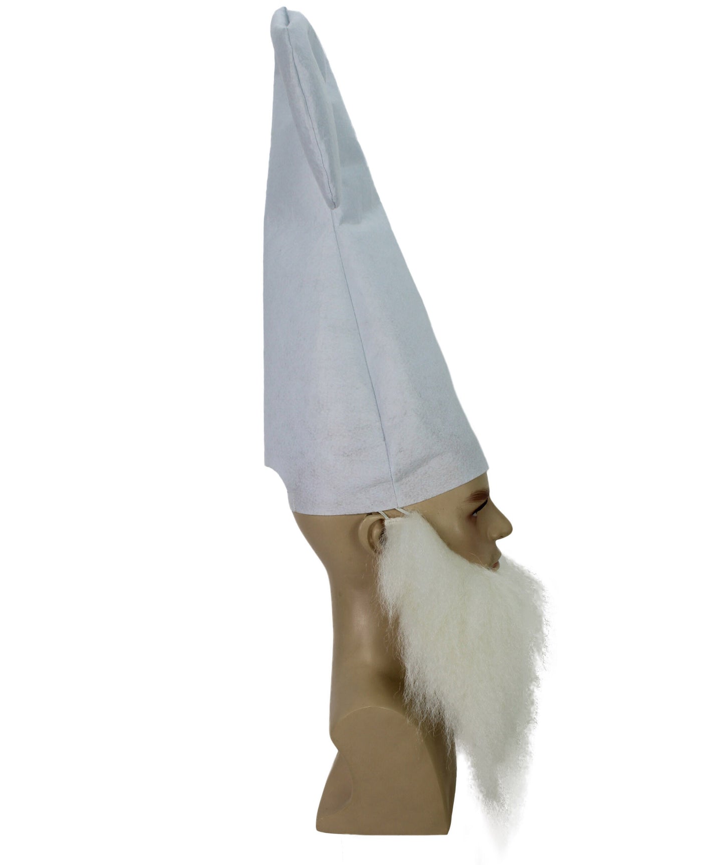 HPO Adult Men'S Cnome Beard Barbe De Gnome | Realistic Beard for Halloween Cosplay & Theater | Comfortable Fit for Adults | Perfect for Gnome Dwarf or Fantasy-Themed Looks