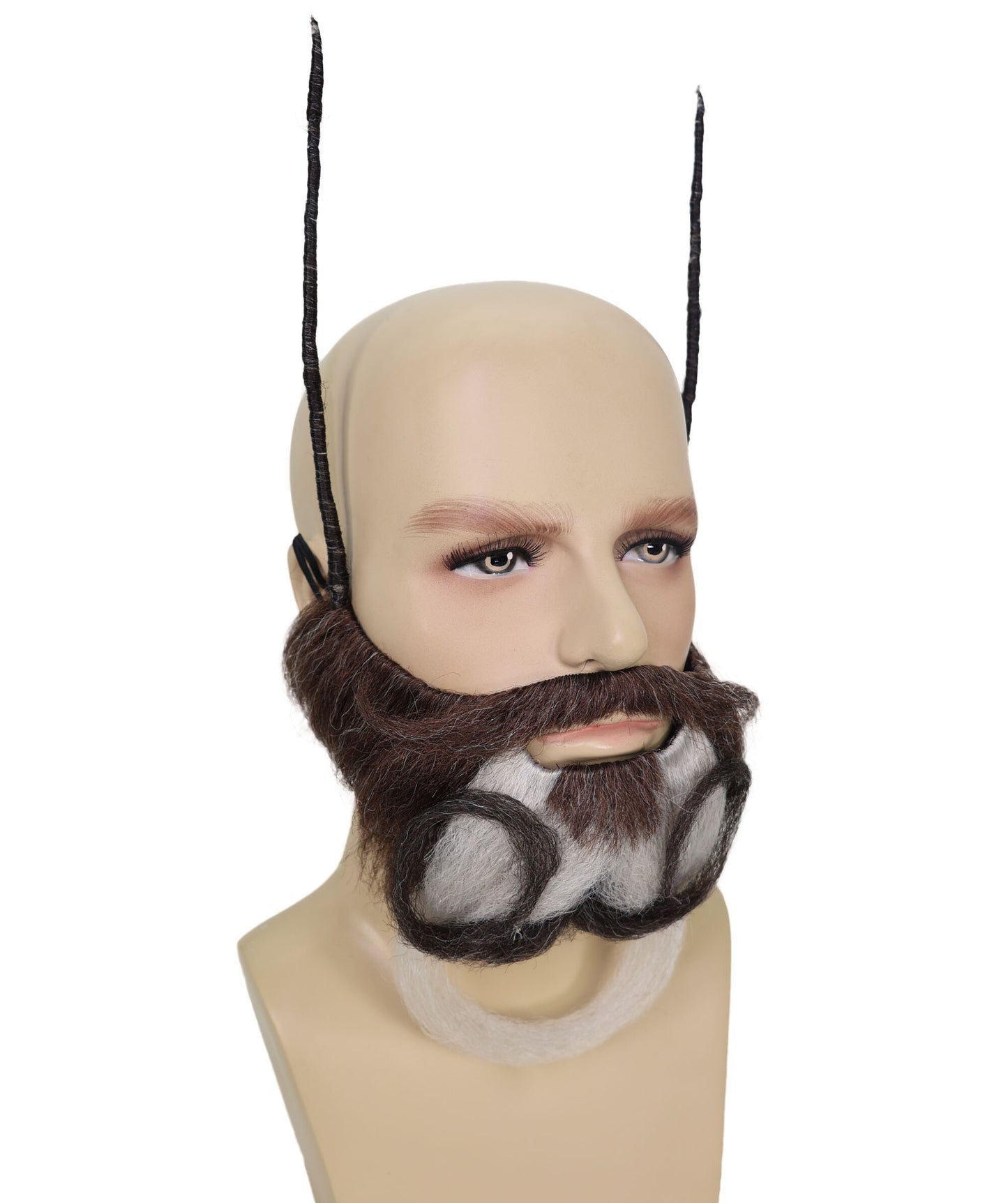 HPO Adult Men's Most Epic Beards & Mustaches – Realistic Halloween & Cosplay Accessory