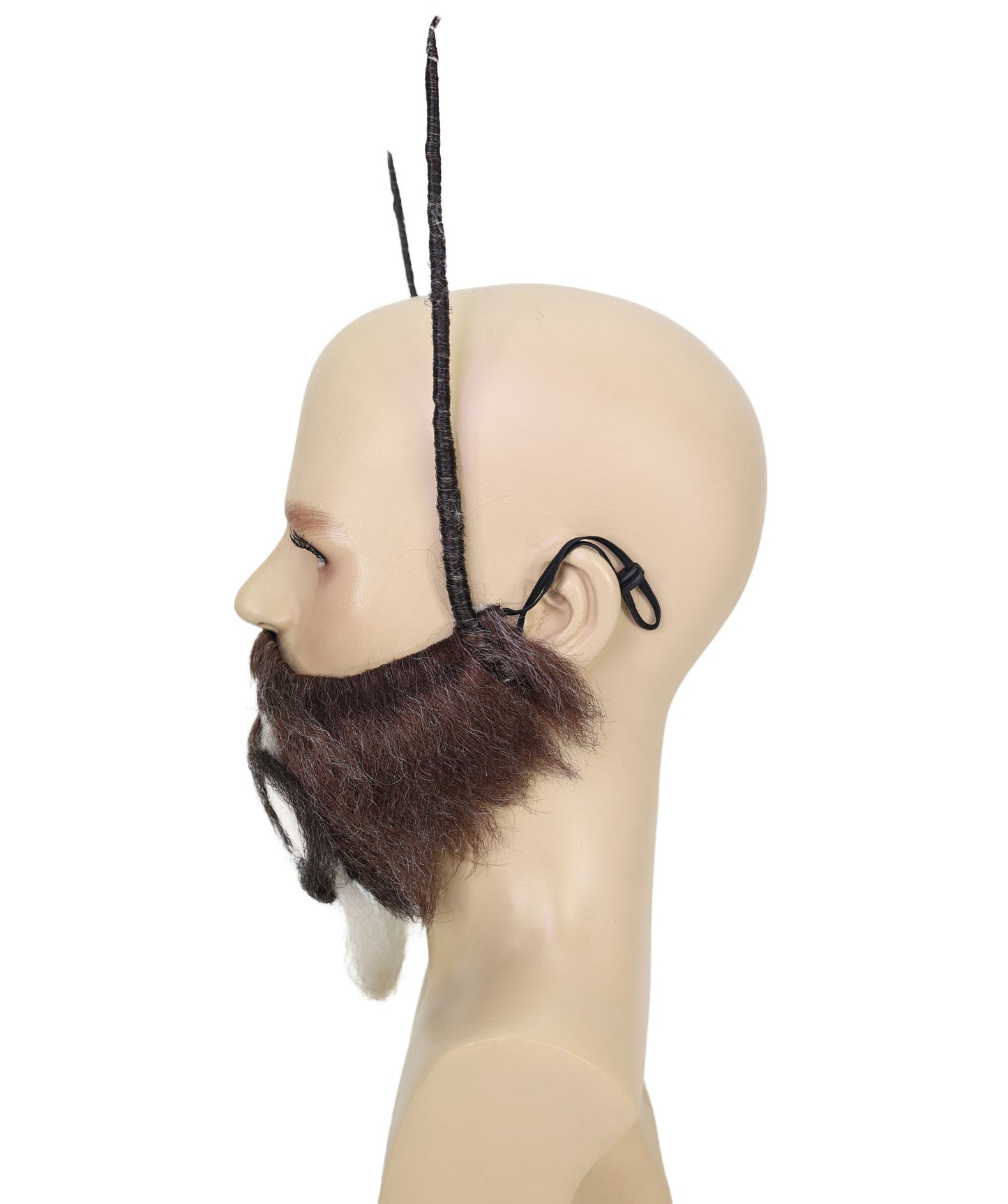HPO Adult Men's Most Epic Beards & Mustaches – Realistic Halloween & Cosplay Accessory