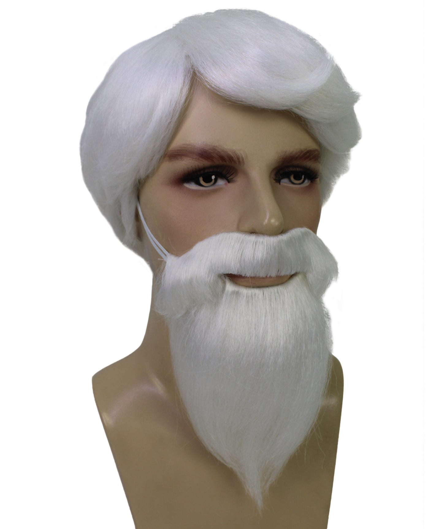 HPO Adult Men’s Forum Novelties Southern Colonel Wig & Beard Set for Historical and Themed Costumes Great for Parties Events and Cosplay