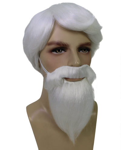 HPO Adult Men’s Forum Novelties Southern Colonel Wig & Beard Set for Historical and Themed Costumes Great for Parties Events and Cosplay